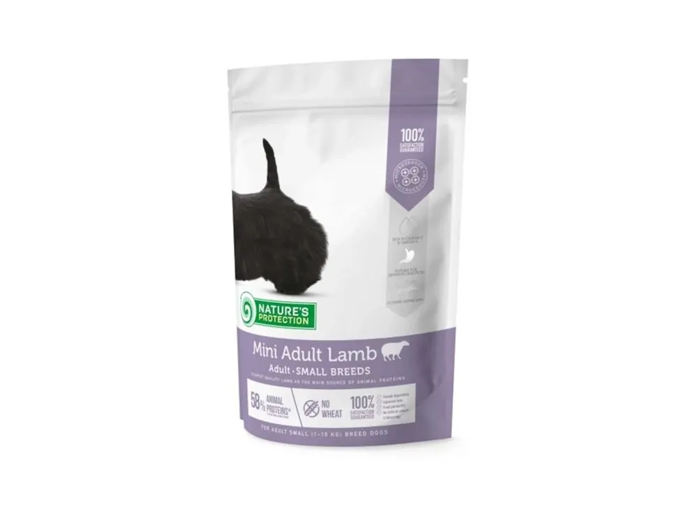 Novinka Nature‘s Protection Dog Dry Adult Mini Lamb 500 g