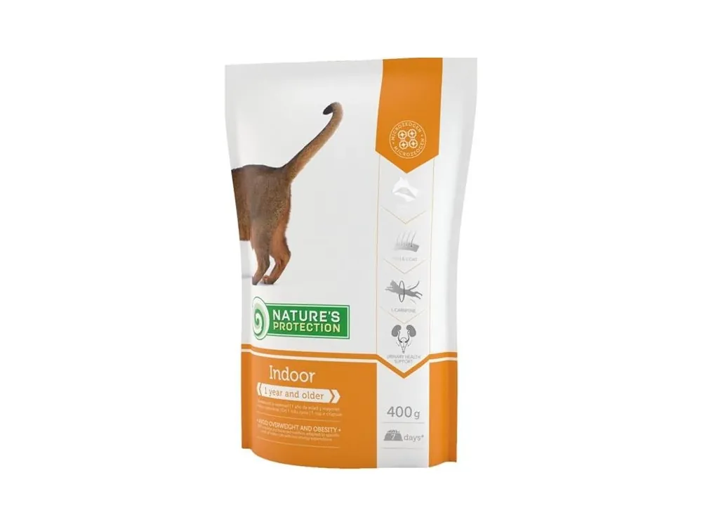 Nature‘s Protection Cat Dry Indoor 400 g Akční Cena