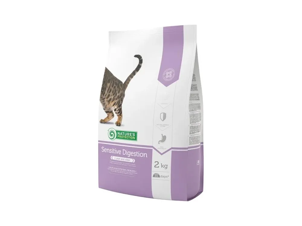 Nature‘s Protection Cat Dry Sensitive Digestion 2 kg Finální Výprodej