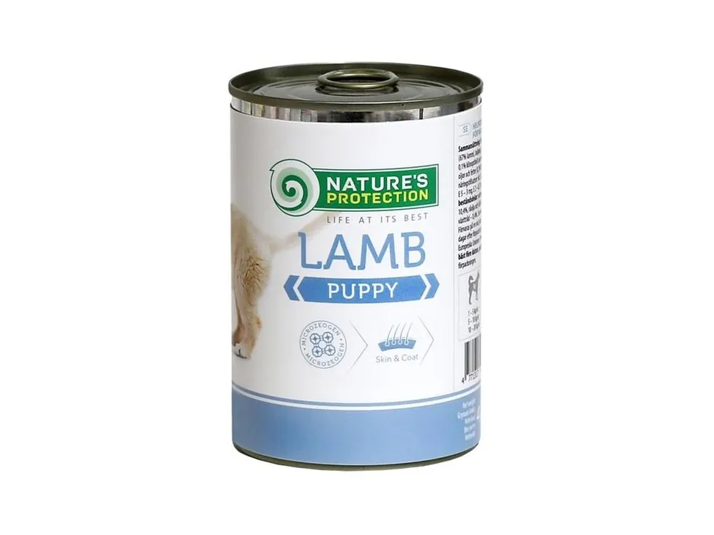 Jen Po Omezenou Doba Nature‘s Protection Dog konz. Puppy jehně 400 g