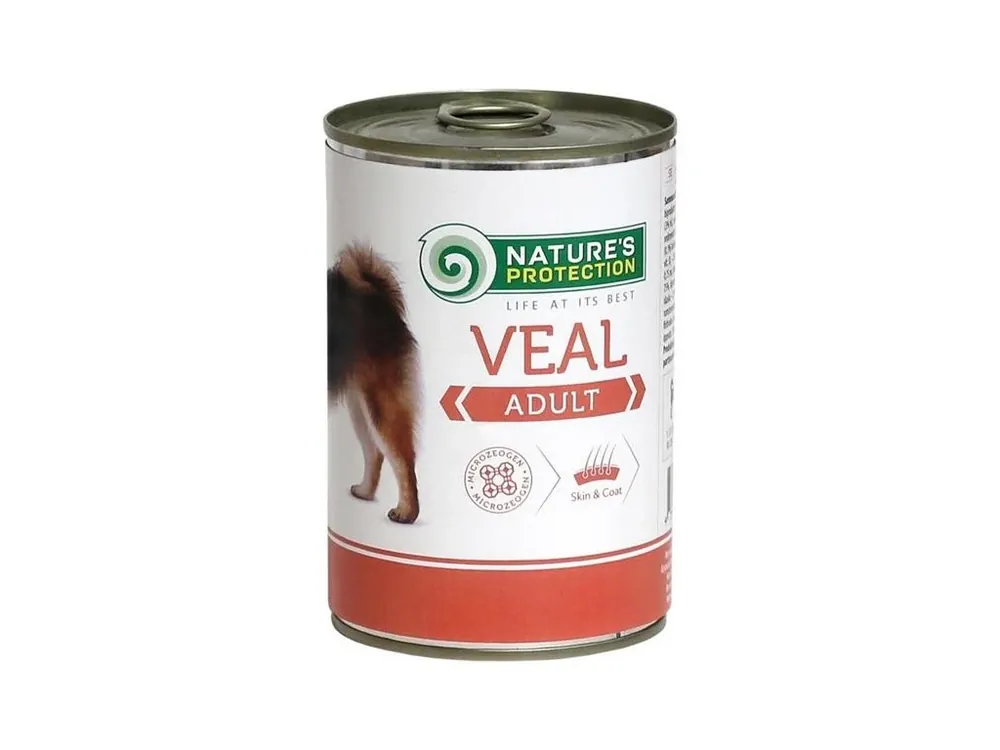 Nature‘s Protection Dog konz. Adult telecí 400 g Cenový Hit