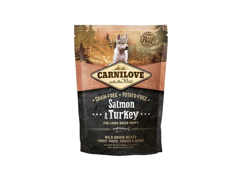 Novinka Carnilove Dog Puppy Salm.& Turk. Large Breed GF 1,5 kg