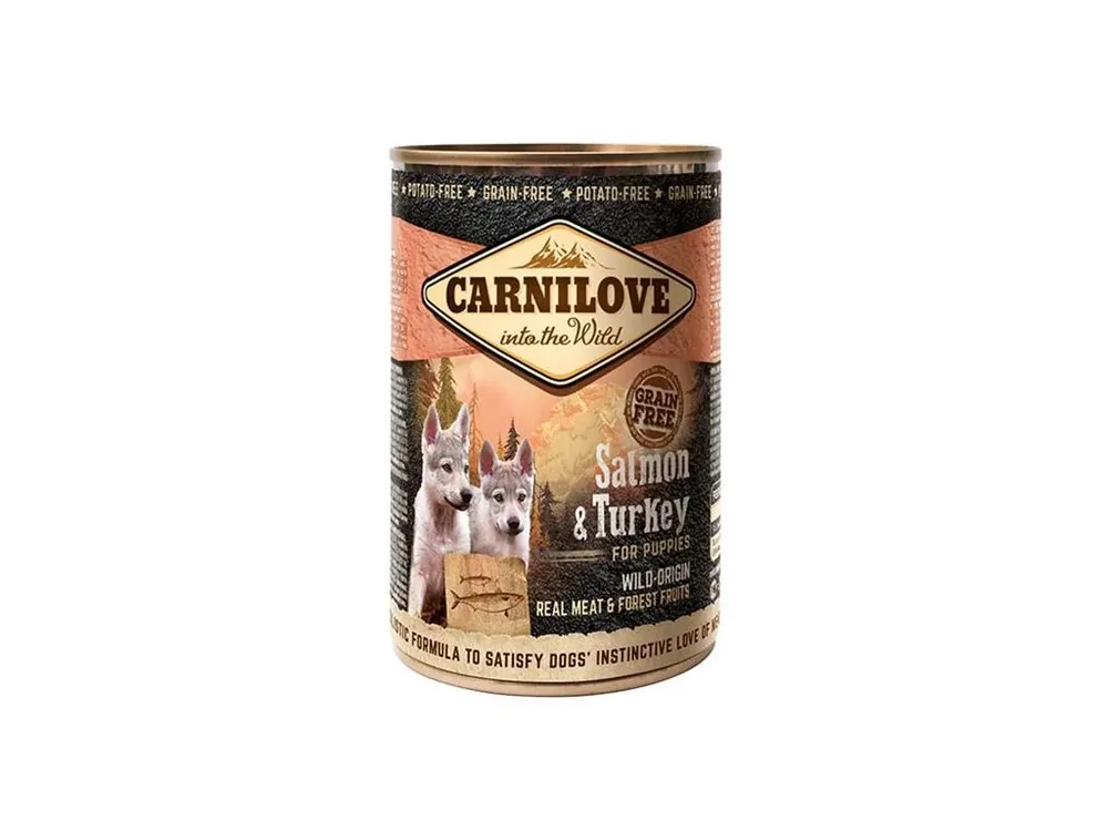 Carnilove WM konz. Salmon & Turkey for Puppies GF 400 g Nejprodávanější