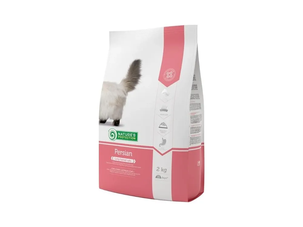 Sezónní Sleva Nature‘s Protection Cat Dry Long Hair 2 kg