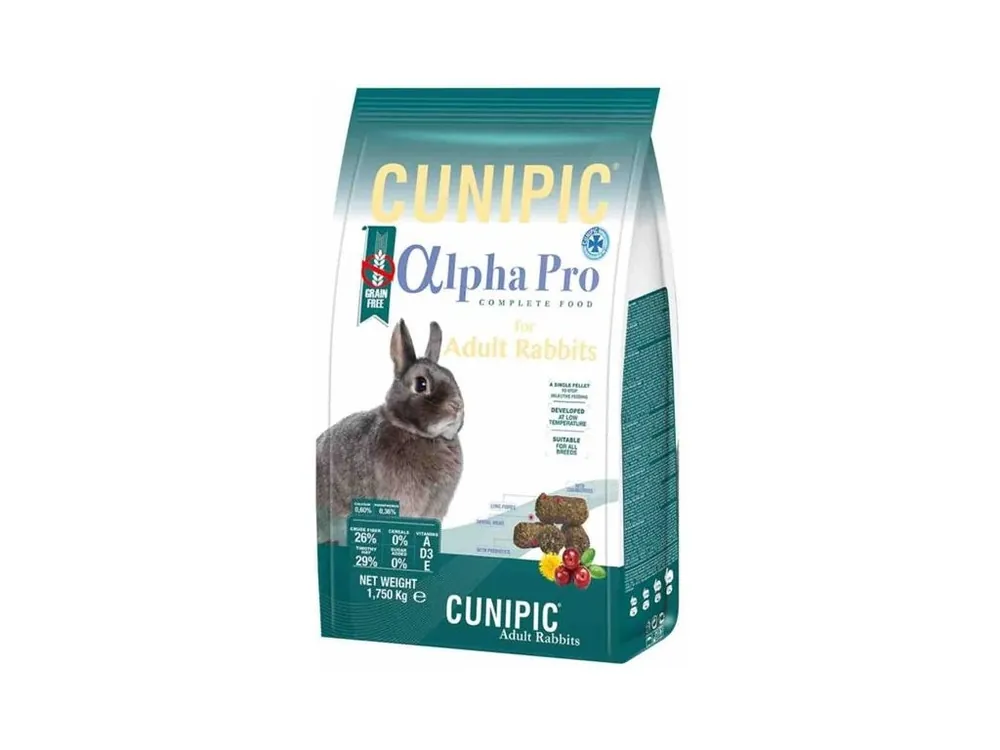 Super Cena Cunipic Alpha Pro Rabbit Adult - králík dospělý 1,75 kg