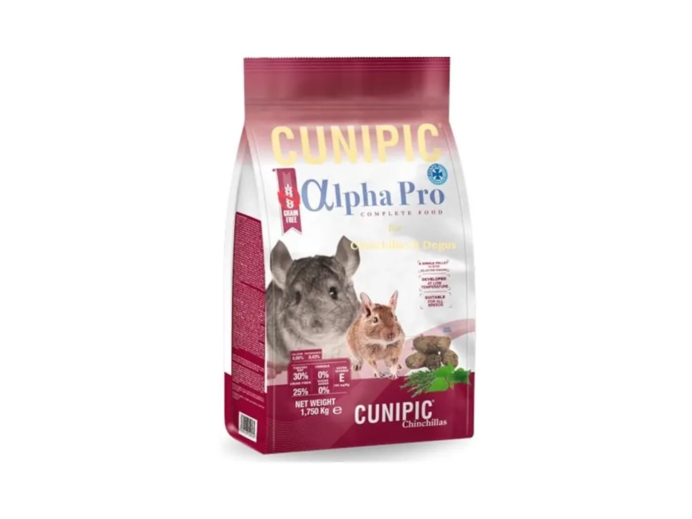 Nejlepší Cena Cunipic Alpha Pro Chinchilla - činčila 1,75 kg