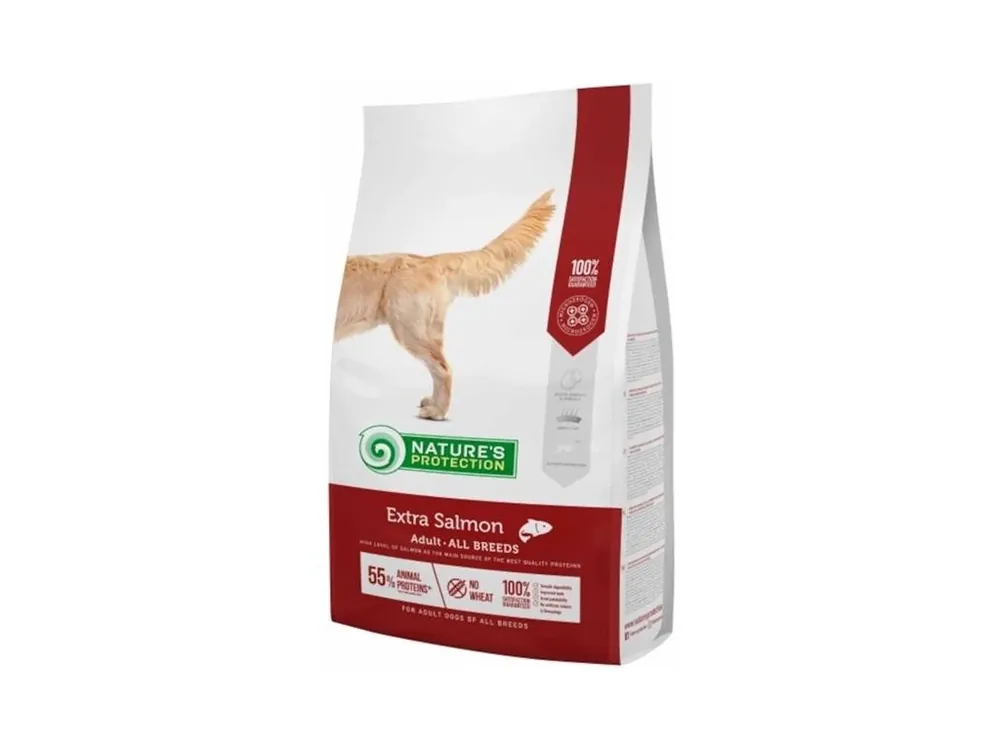Nature‘s Protection Dog Dry Extra Salmon 12 kg Akce