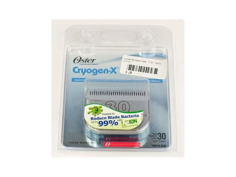 Víkendová Akce Výměnná hlava Oster Cryogen-X č.30 1/4mm