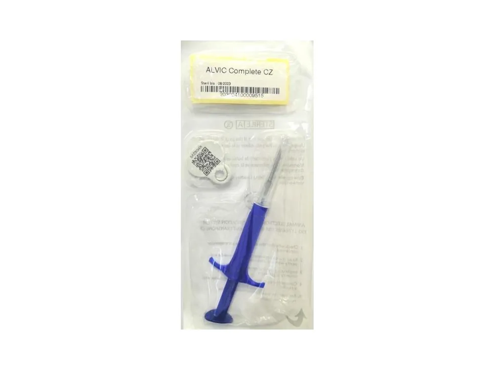 Mikročip ALVIC HC + medailonek 10ks (modré 2x13mm) Ihned K Objednání