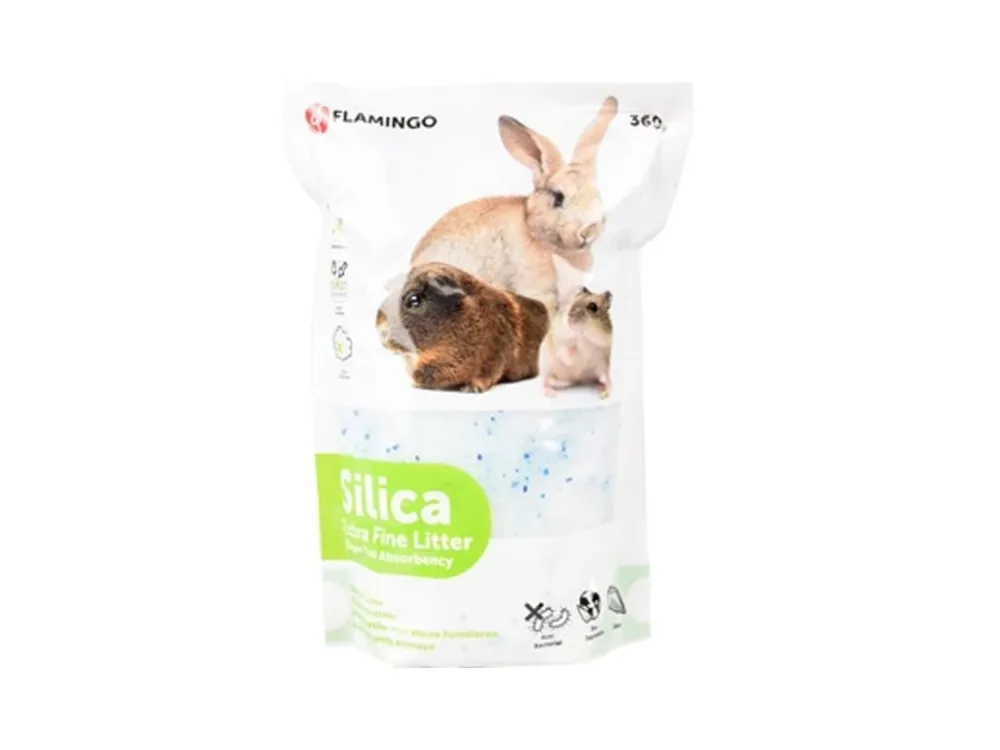 Podestýlka hlod. silikagel pro křečky, Flamingo 360g Must-Have
