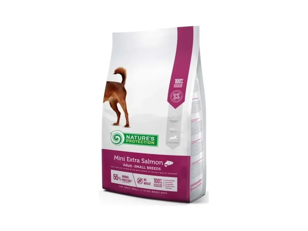 Nature‘s Protection Dog Dry Adult Mini Extra Salmon 2 kg Horká Nabídka