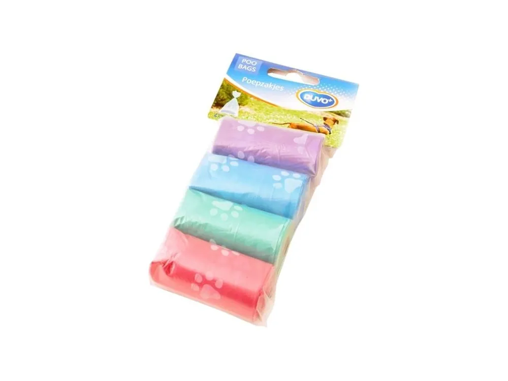 Must-Have Pouzdro na sáčky-náhr.Sáčky tlapičky DUVO+ 4x20 ks