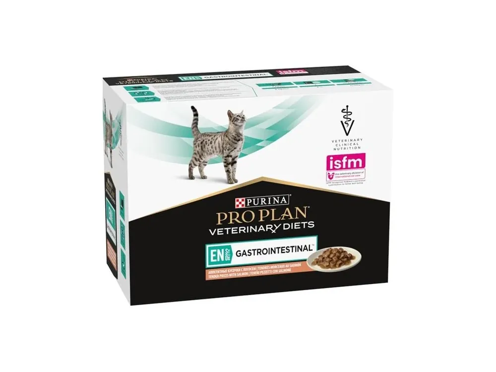 Purina PPVD Feline - EN Gastrointestinal Salmon kapsička 10x85 g Nakupujte Hned