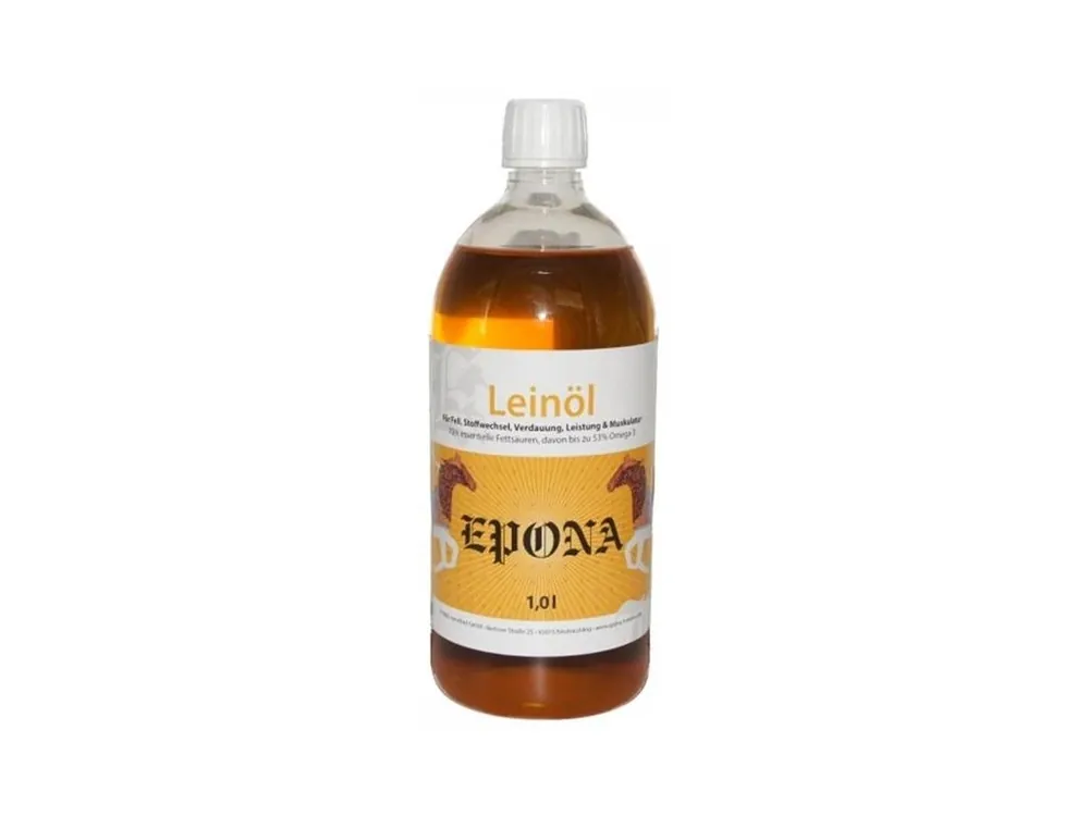 EPONA Leinoil - lněný olej 1 l Finální Výprodej