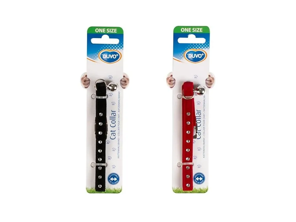 Obojek cat nylon DUVO+ Rock s cvočky 20-30cm/10mm Aktuální