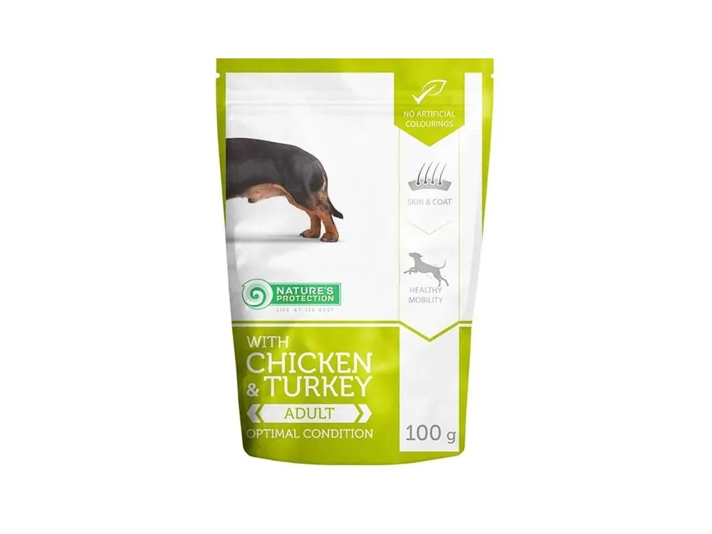 Nature‘s Protection Dog kaps. Adult Mini 100 g Levný