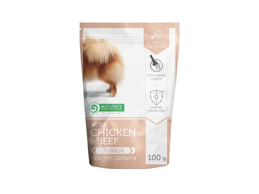 Cenově Výhodný Nature‘s Protection Dog kaps. Junior Mini 100 g