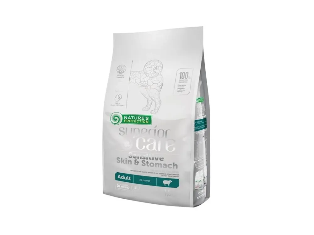 Akční Nabídka Nature‘s Protection Superior Care Dog Dry Sensitive Adult Lamb 1,5 kg