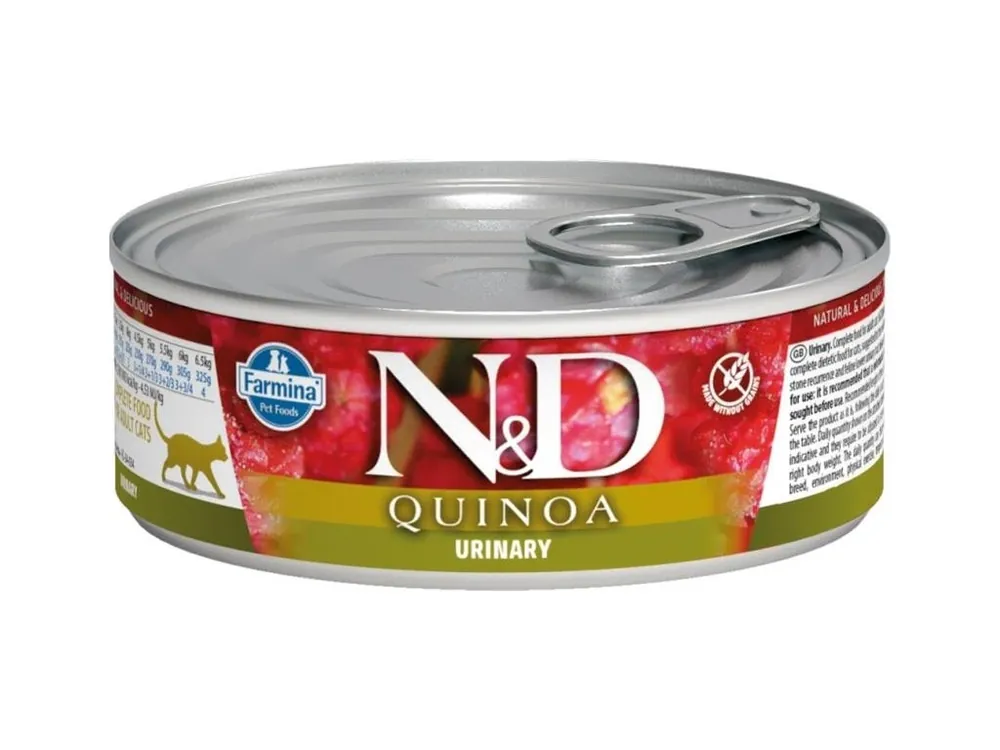 Tovární Cena N&D QUINOA Cat konz. Urinary Duck & Cranberry 80 g