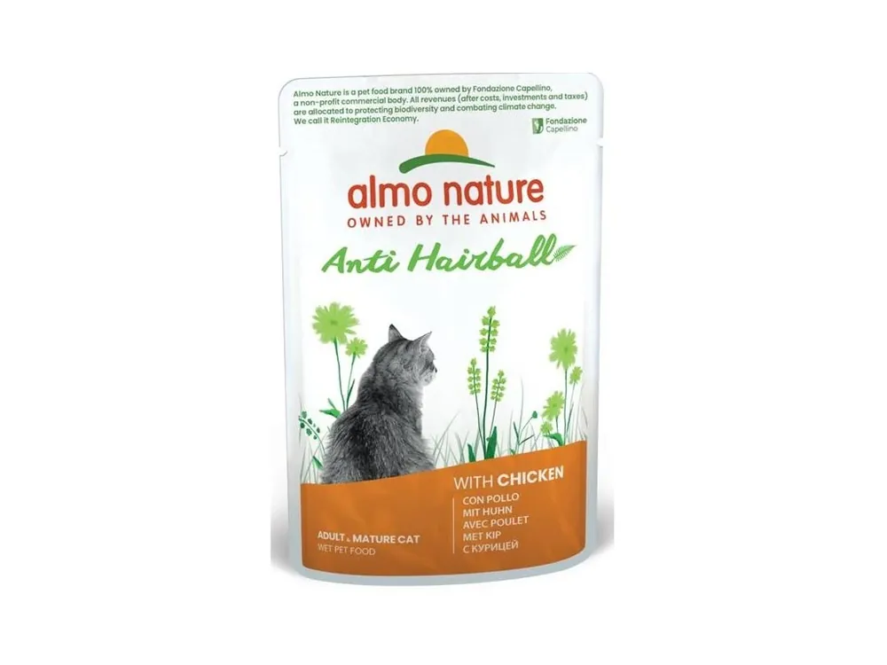 Kup Teď Almo Nature Daily Menu Functional cat kaps. Anti-Hairball kuře 70g