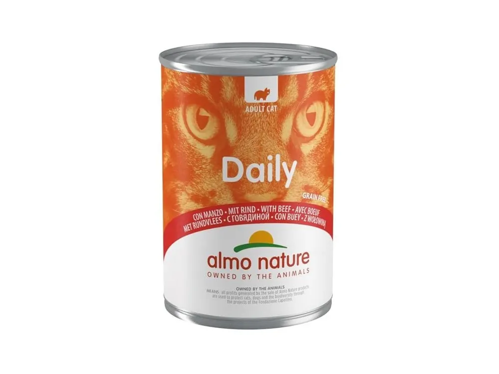 Hit Sezóny Almo Nature Daily Menu cat konz. hovězí 400g