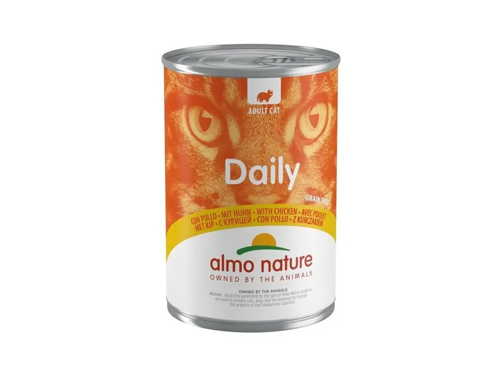Nízká Cena Almo Nature Daily Menu cat konz. kuře 400g