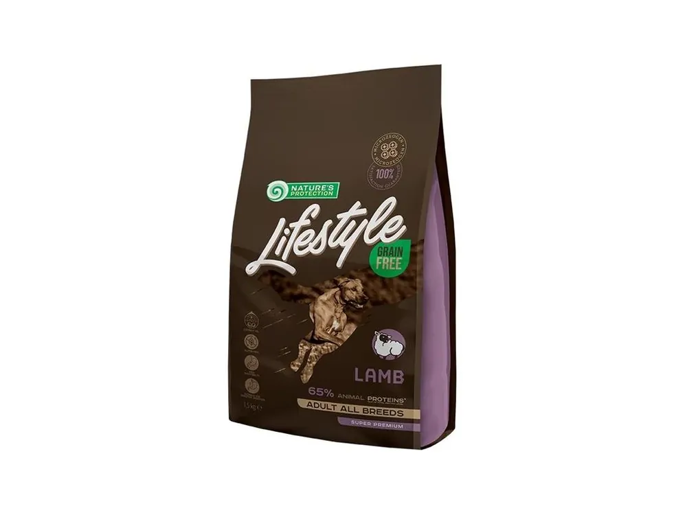 Sezónní Sleva Nature‘s Protection Dog Dry LifeStyle GF Lamb 1,5 kg