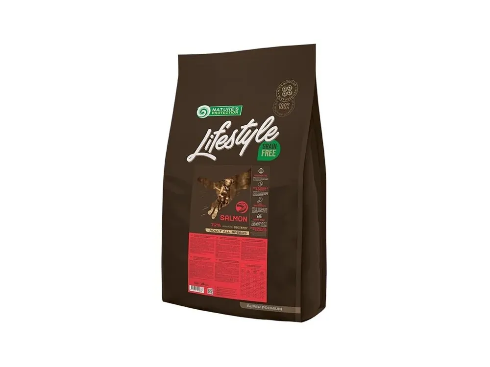 Nejlepší Volba Nature‘s Protection Dog Dry LifeStyle GF Salmon 10 kg