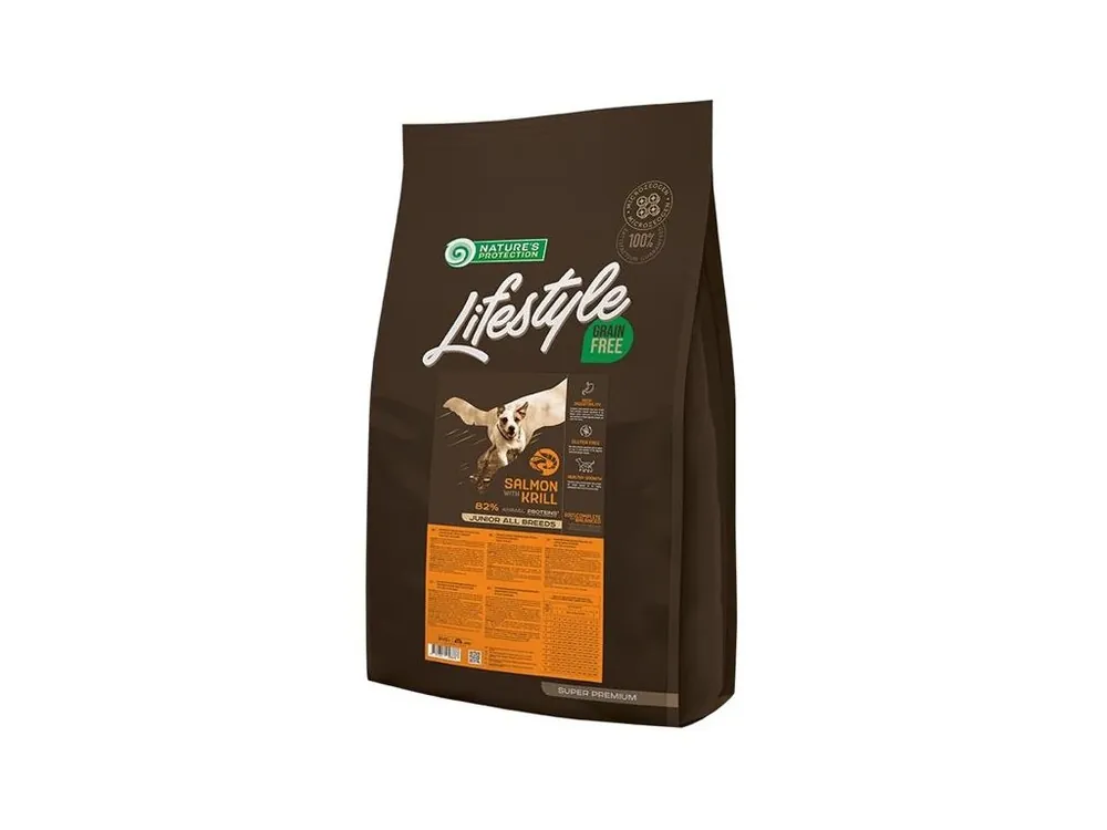 Nature‘s Protection Dog Dry LifeStyle GF Junior Salmon 10 kg Bezpečná Platba