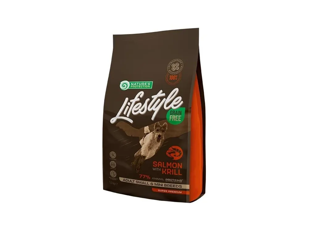Nature‘s Protection Dog Dry LifeStyle GF Salmon SB 1,5 kg Tovární Cena