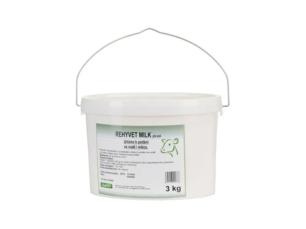 Rehyvet milk plv sol 3kg kbelík Top Prodej