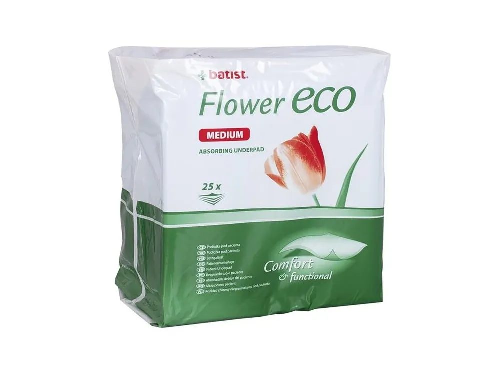 Nejprodávanější Podložka absorpční FLOWER ECO 60x60cm 25ks