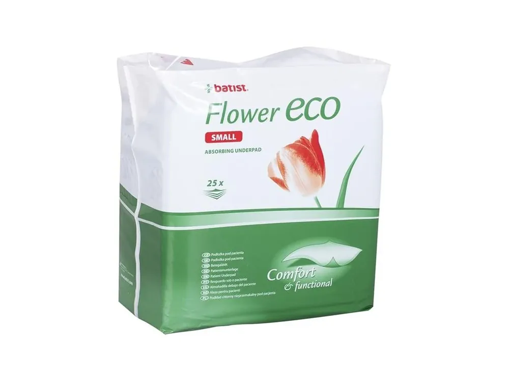 Tovární Cena Podložka absorpční FLOWER ECO 60x40cm 25ks