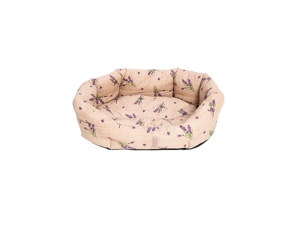 Cenově Výhodný Pelech 8 hran bavl.Levandule béžový 50 cm
