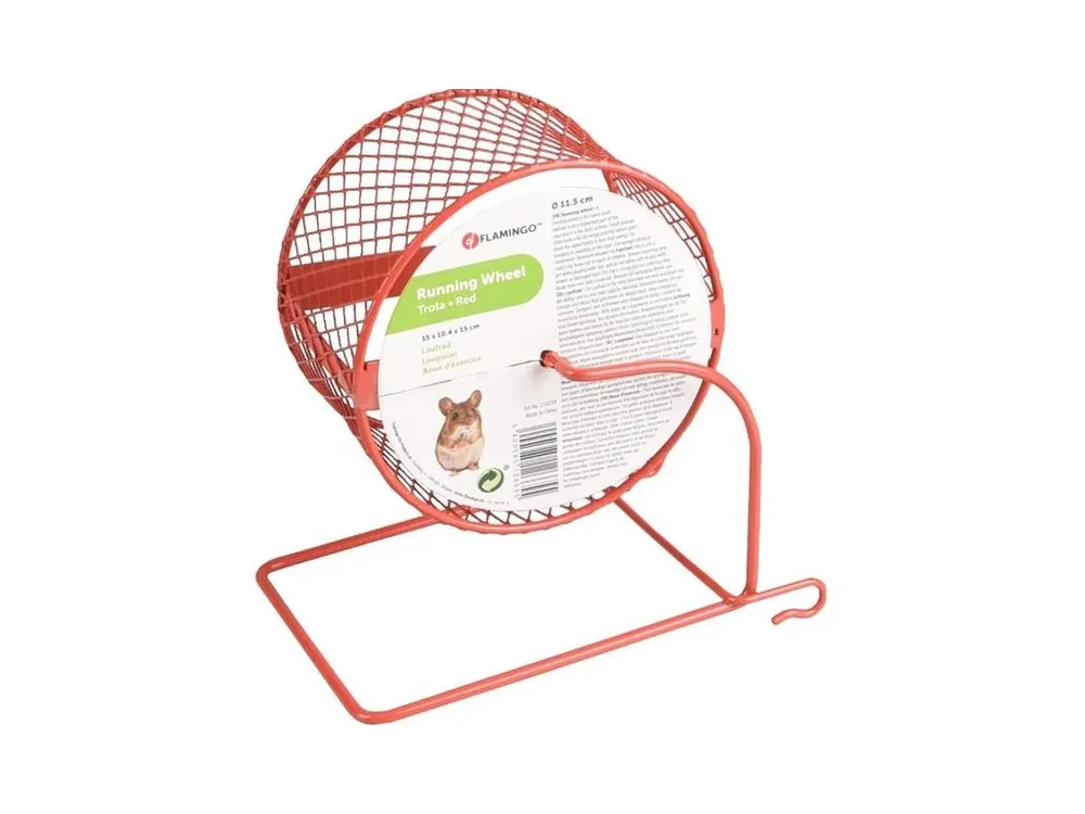 Kolotoč kov pro hlodavce síťovaný, červený Flamingo 11,5 cm Kup Teď