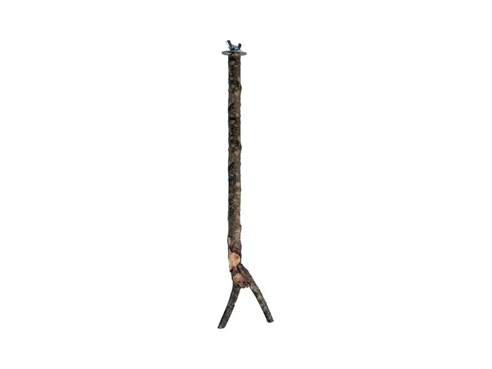 Víkendová Akce Bidýlko pták přírodní Y s vrutem 40cm Flamingo