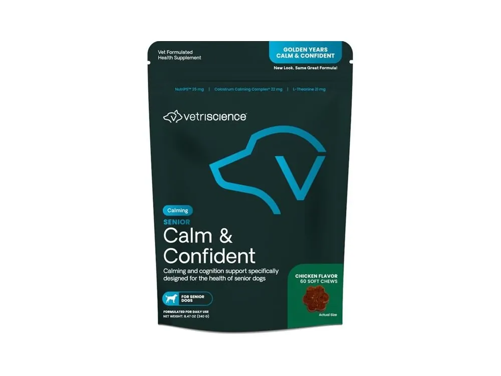 VetriScience Senior Calm & Confident dog 60 ks - na zklidnění Vysoce Kvalitní