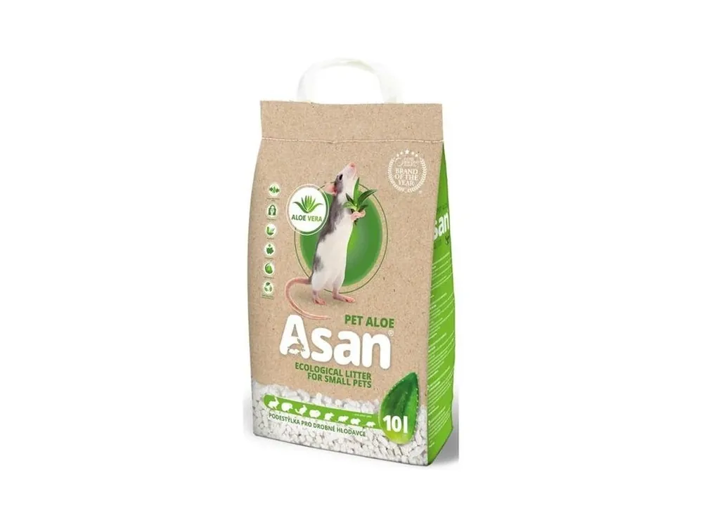 Odeslání Ihned Podestýlka hlod. Asan Pet Aloe 10l / 2kg