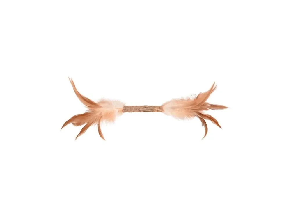 Hračka cat matatabi tyčka s peří 30x1,5cm Flamingo Nejprodávanější