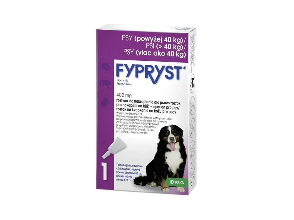 Fypryst spot on a.u.v. XL (pes nad 40kg) sol 1x4,02 ml Nakupujte Hned