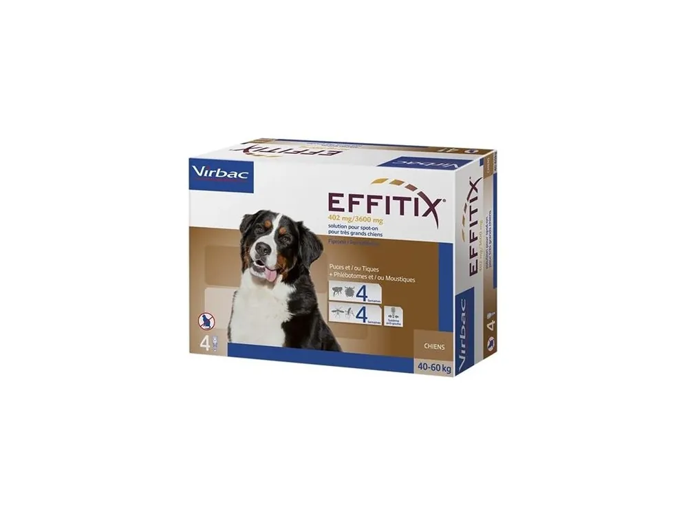 Effitix Spot-on XL a.u.v. 402mg/3600mg sol 4x6,6ml Akční Cena