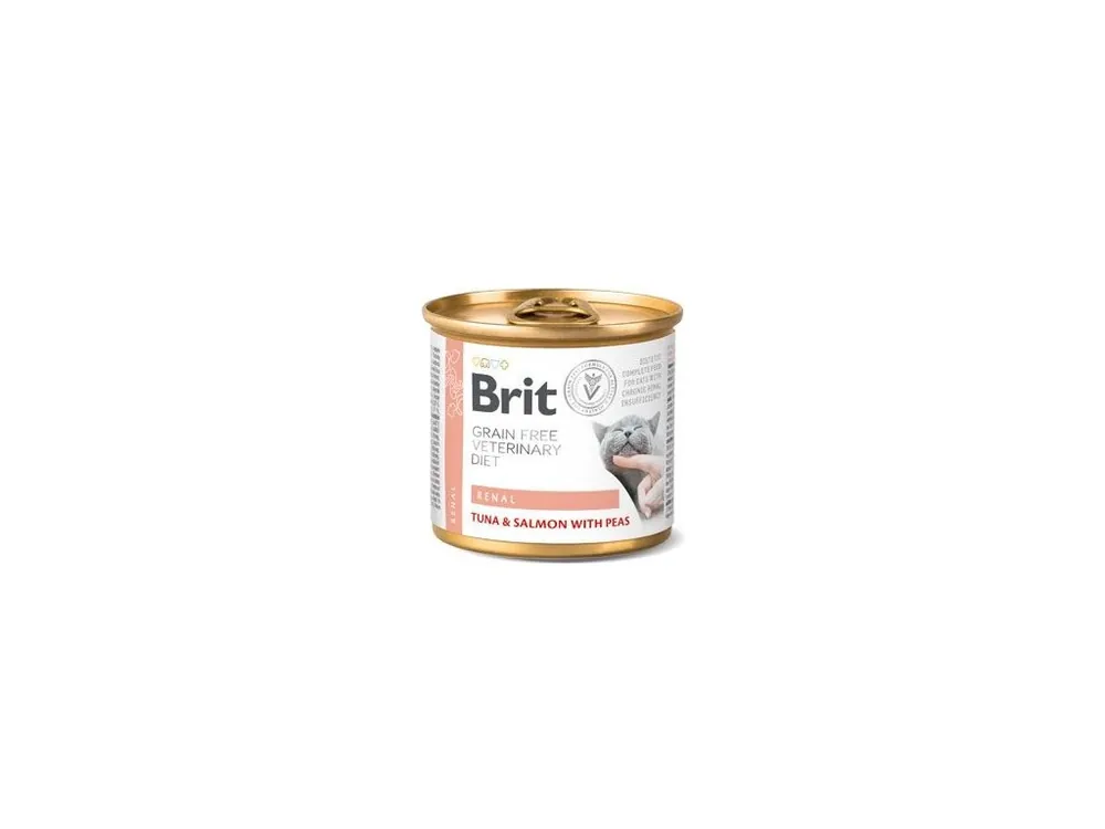 Aktuální Brit VD Cat GF konz Renal 200g