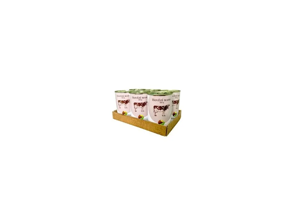 Finální Výprodej BOHEMIA MASO Hovězí ve vlastní šťávě SIX PACK 6x400g