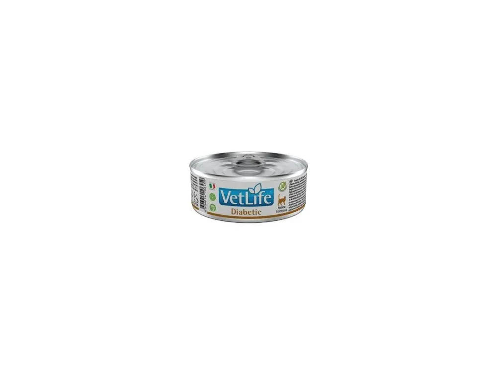 Vet Life Natural Cat konz. Diabetic 85g Jen Po Omezenou Doba