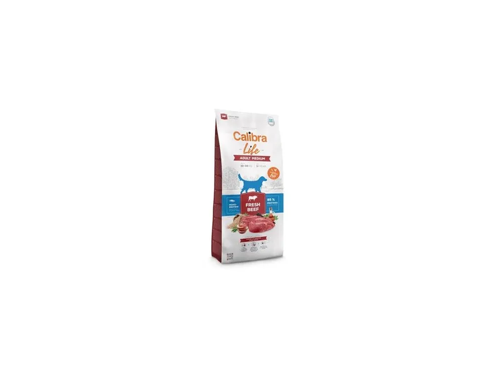 Calibra Dog Life Adult Medium Fresh Beef 12kg Sezónní Sleva