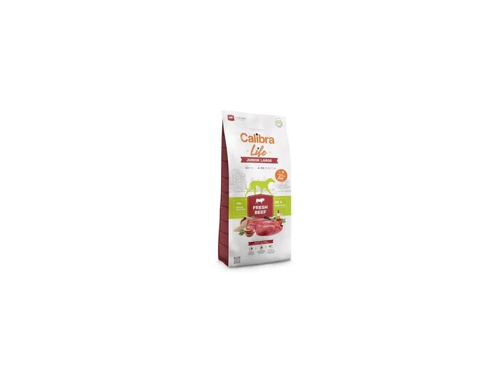 Víkendová Akce Calibra Dog Life Junior Large Fresh Beef 12kg
