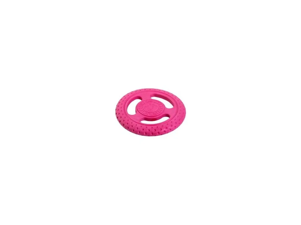 Bezpečná Platba Hračka pes FRISBEE MAXI plov. z TPR růžová Kiwi