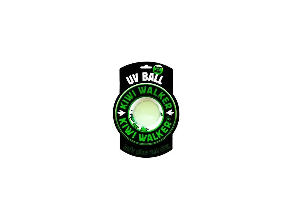 Must-Have Hračka pes GLOW BALL MAXI plov. z TPR Kiwi