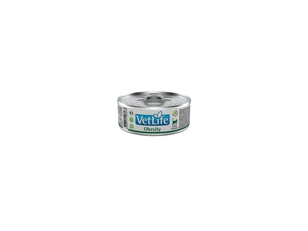 Rychlé Dodání Vet Life Natural Cat konz. Obesity 85g
