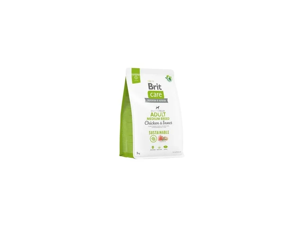Brit Care Dog Sustainable Adult Medium Breed 3kg Autentický